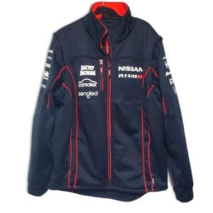 Nissan Harvey Norman Nismo Bomber Jacket w/removal Sleeves Vest Sz XL